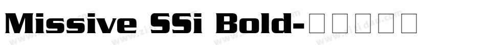 Missive SSi Bold字体转换